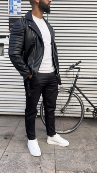 Veste en Cuir Premium